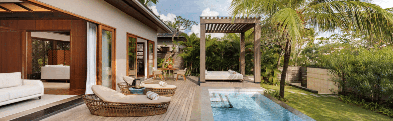 Luxury resort private pool